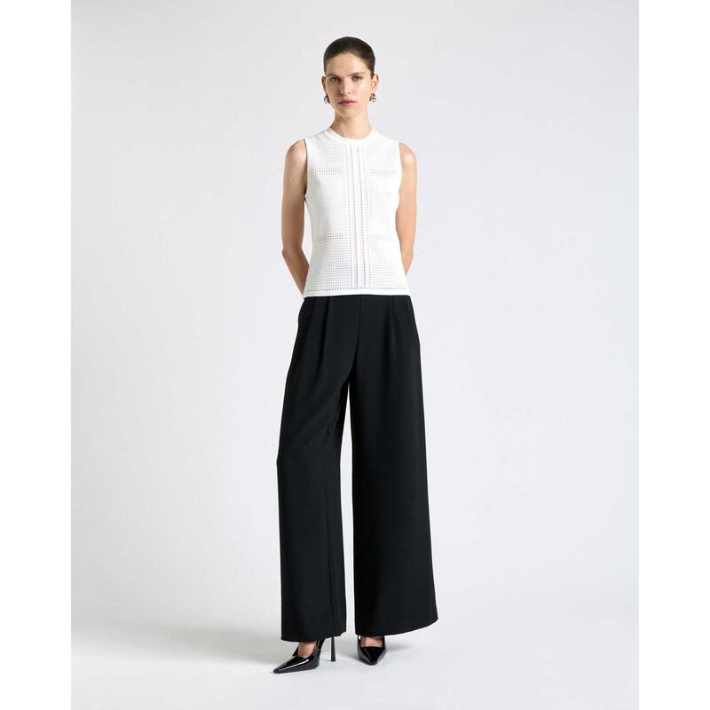 Cue Perforated Knit Tank Top image number 3